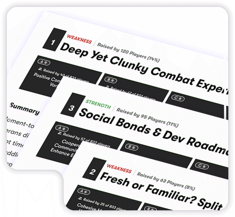 Go Testify Insight reports CTA Findings Left