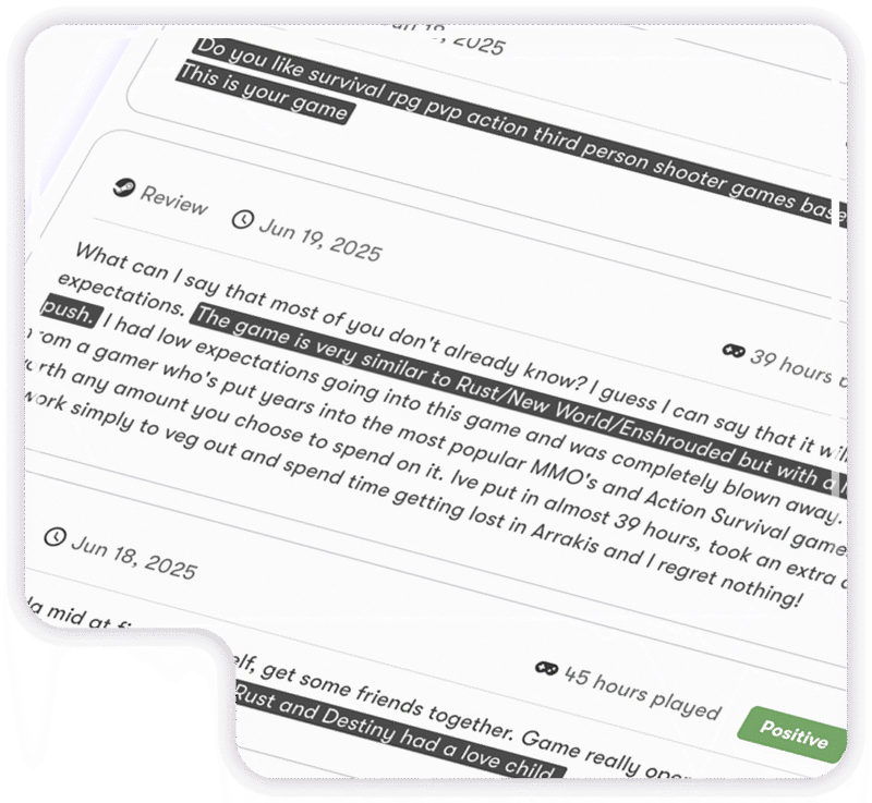 Go Testify Insight reports CTA Marketing Left